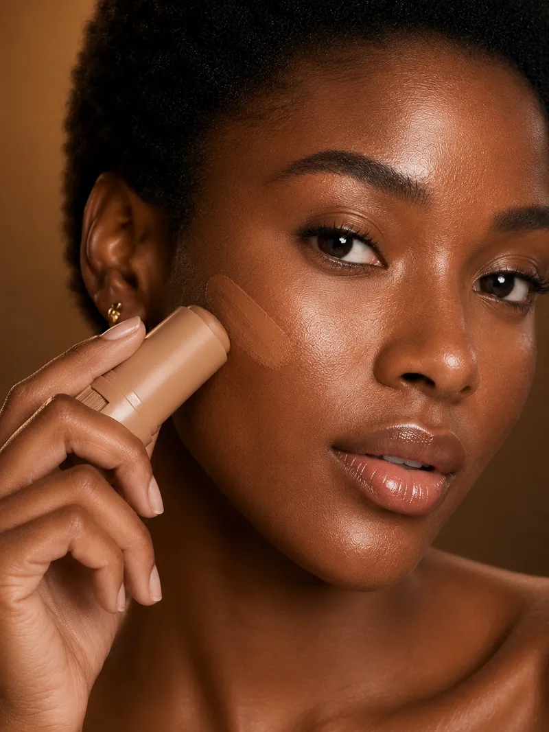 Application du MEIDIAN Skin Tint sur la peau